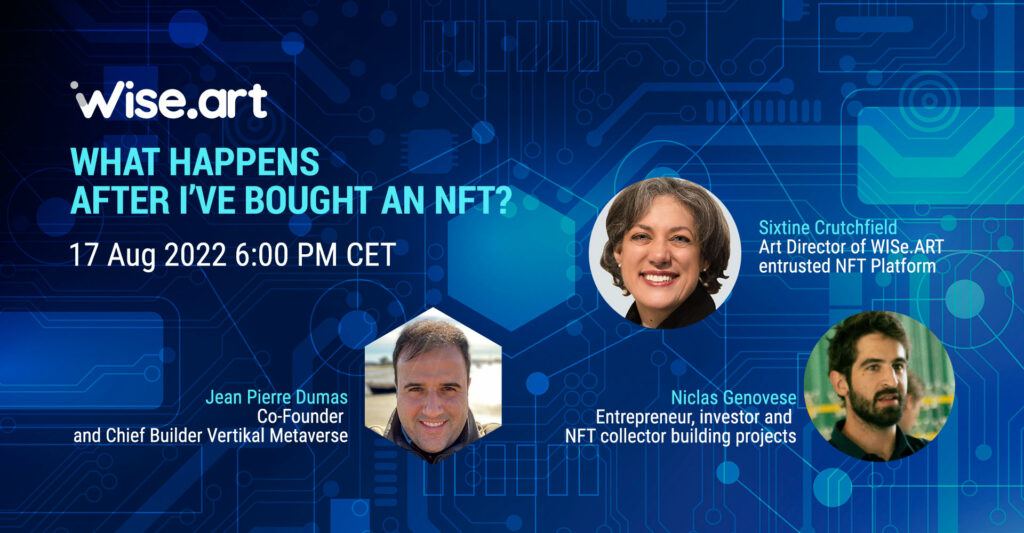 What happens after I’ve bought an NFT? WISeKey